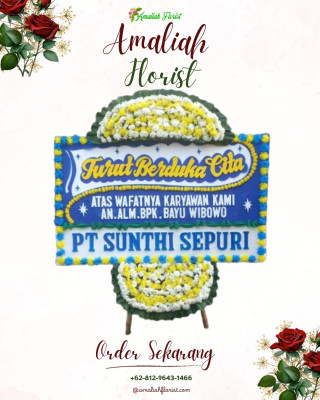 Papan Bunga Duka di Basemah Sersan